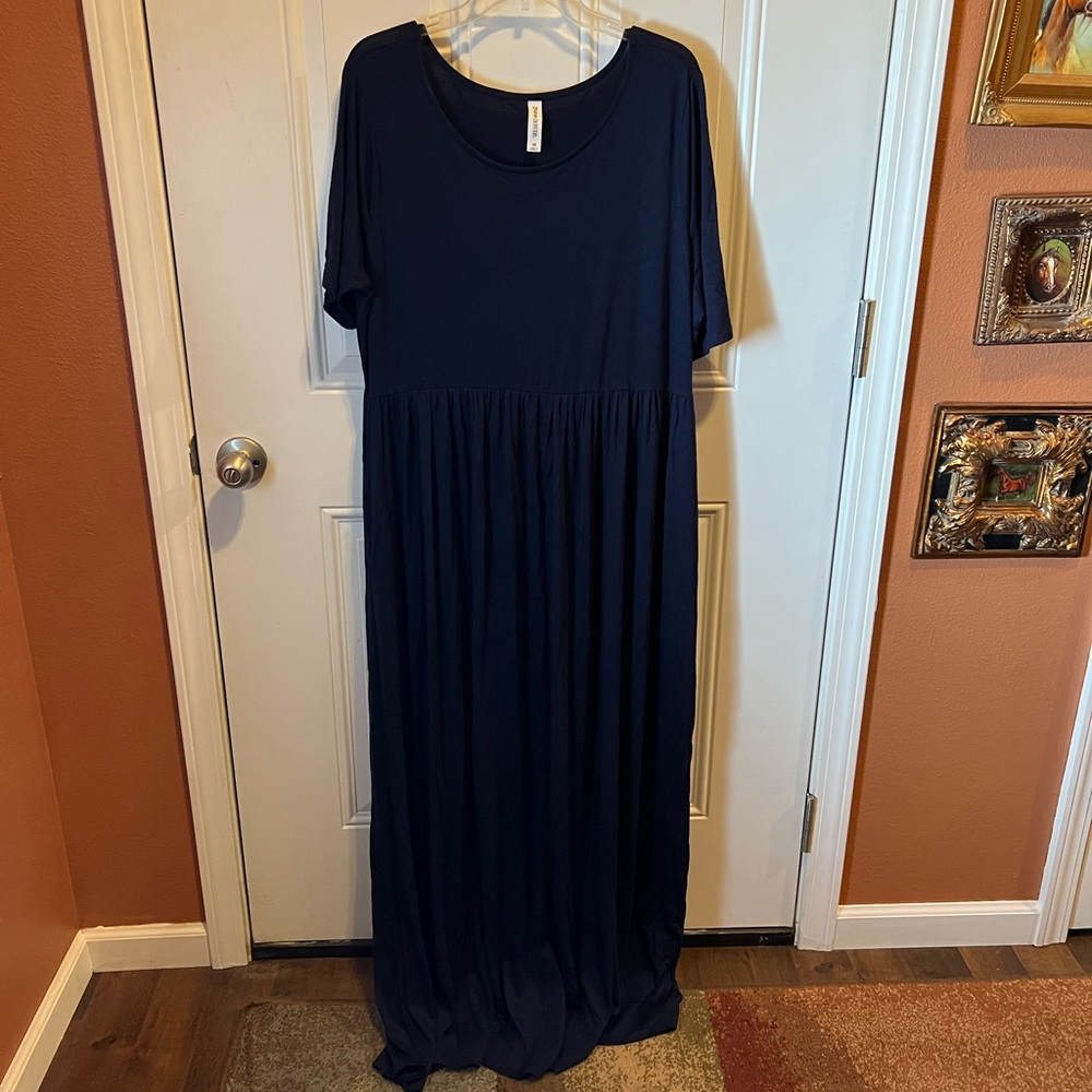 Navy Maxi Dress